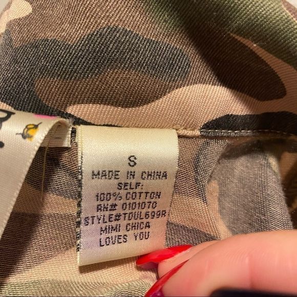 Mimi Chica Camo Jacket - Picture 4 of 6